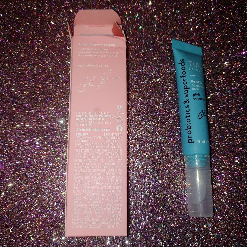 Pink Coconut Lip SOS Treatment Balm TULA x Christina Milian